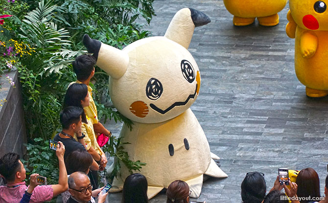 Mimikyu at the Pokemon Parade, Jewel Changi Airport