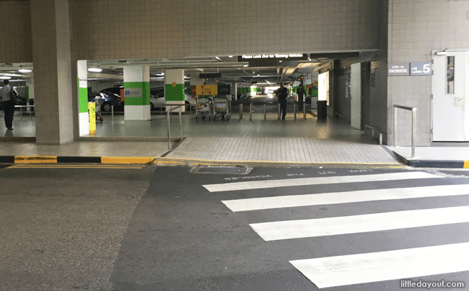 Way to Changi Airport Staff Canteen at T2