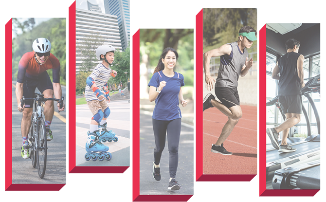 Cycle, Blade, Run or Walk at the SAFRA Wheels & Feet Charity Challenge