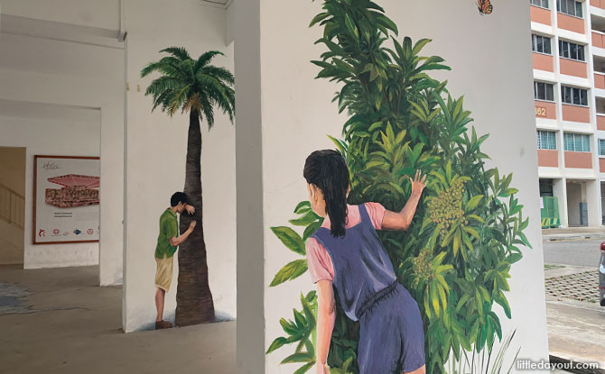 Yesterday Once More: Murals Of Childhood Games At Tampines Void Deck
