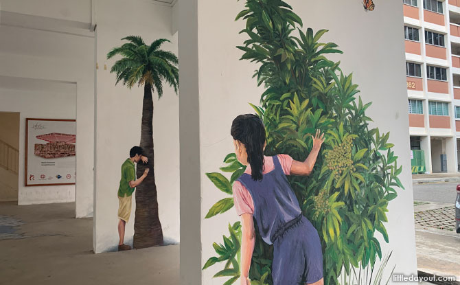 Yesterday Once More: Murals Of Childhood Games At Tampines Void Deck Yesterday Once More: Murals Of Childhood Games At Tampines Void Deck