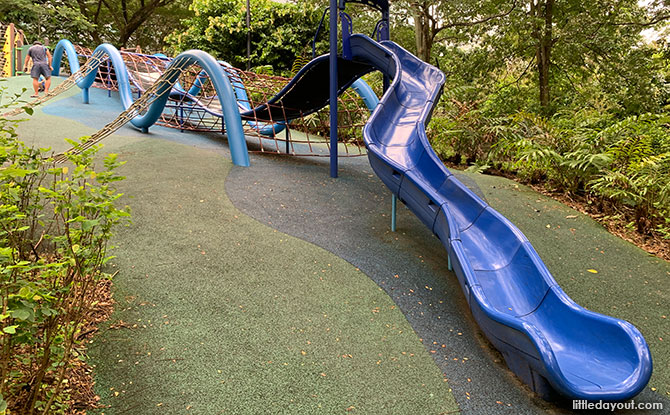 Slides at Admiralty Park Playground