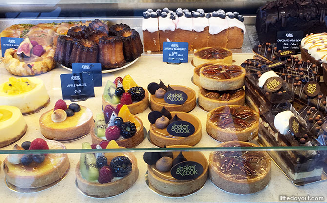 Freshly baked breads and tempting pastries at Baker & Cook