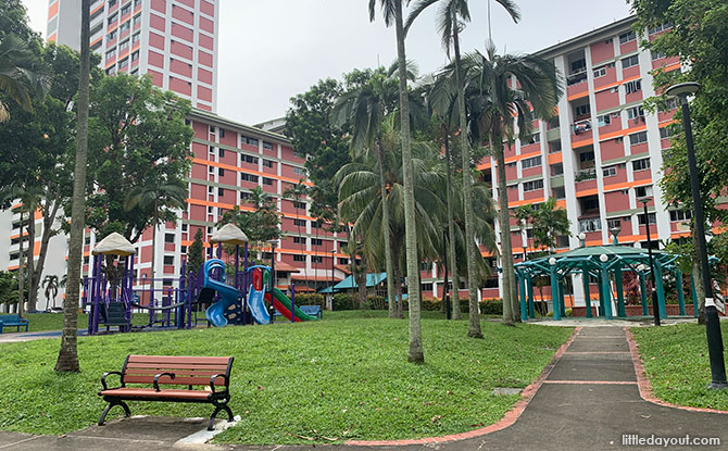 Bishan North Neighbourhood Park: The Oval On A Slope