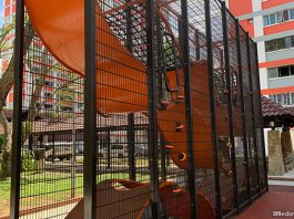 Blk 158, Bishan St 13 Playground: Wallhola Vertical Playground and Climbing Nets