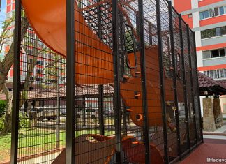 Blk 158, Bishan St 13 Playground: Wallhola Vertical Playground and Climbing Nets