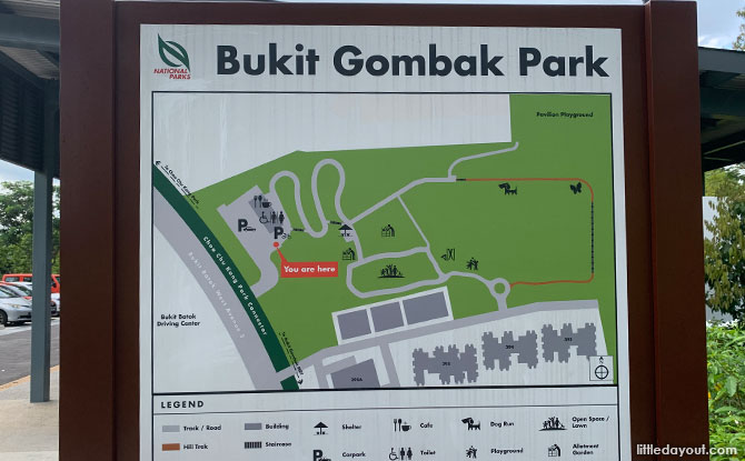 Bukit Gombak Park Map