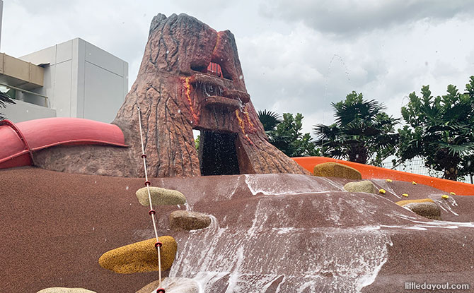 Causeway Point Water Play Area Volcano
