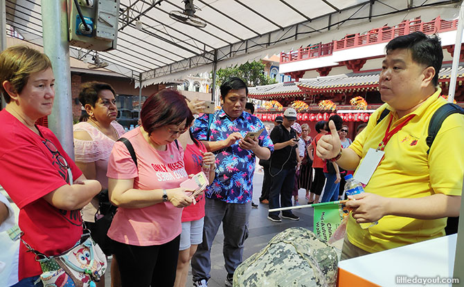 On a Singapore Chinatown Walking Tour with Guide