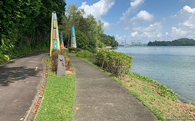 Nature Interpretive Signs at the Sentosa Coastal Trail