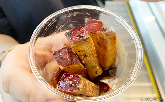 candied sweet potatoes - Don don donki Changi Airport Closing