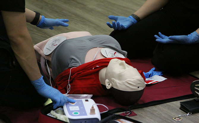 Singapore Heart Foundation's Female CPR Manikin Vest