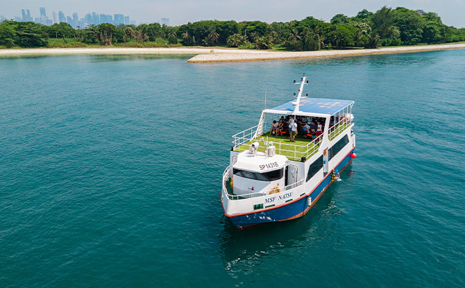 Take A Ferry From Sentosa Cove Village To Lazarus Island: 15 Minutes To Paradise