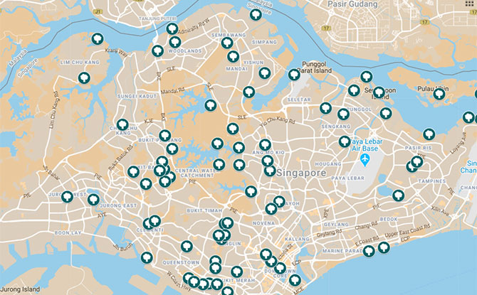 Parks and Gardens In Singapore - Interactive Parks Map