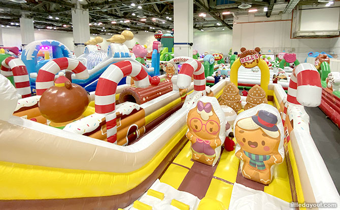 Jumptopia: Festive Village – Inflatable Bouncy Castles at at Marina Bay Sands