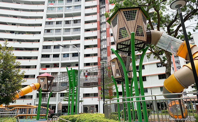 High Towers & Climbing Nets at Jurong East Street 24