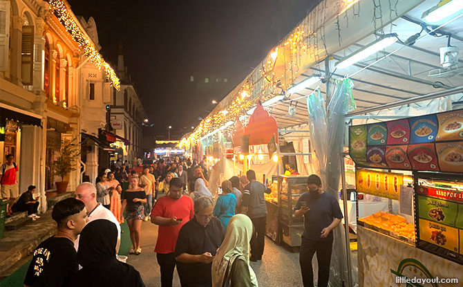 Food at the Kampong Gelam Ramadan Bazaar