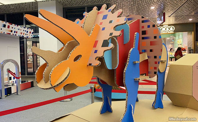 Dinosaurs, Discovery Sculptures & Book Bugs At The Malls: NLB’s Experience Labs Exhibition