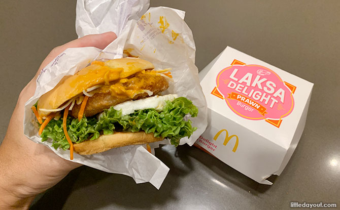 McDonald's Laksa Delight Burger: Get It In Prawn Or Chicken