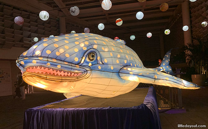 Whale Shark Lantern At Jurong Lake Gardens For The Mid-Autumn Festival 2021