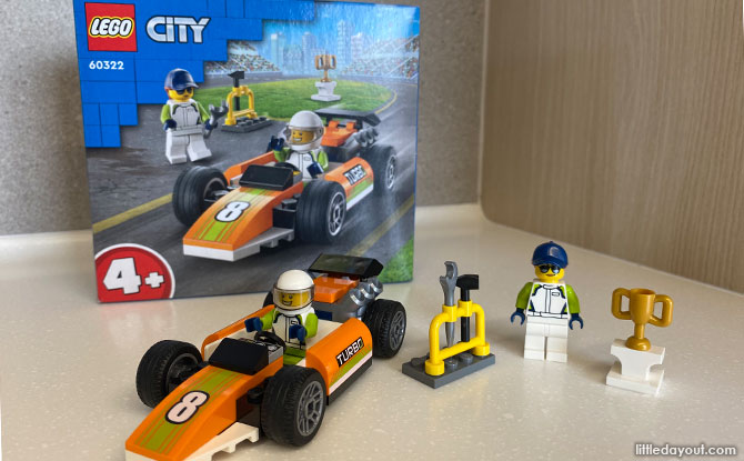 What Goes Into the LEGO City 60322 Race Car Set?