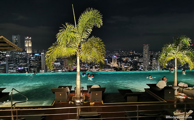 MBS Infinity Pool is only accessible to hotel guests