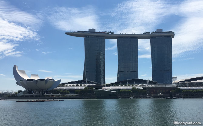 View from Merlion Park