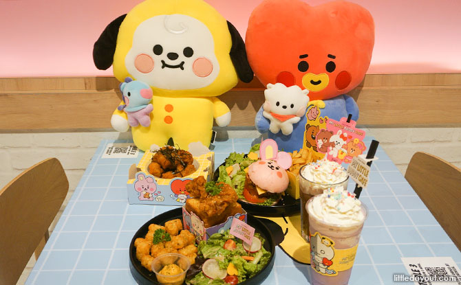 Kumoya Orchard's My Little Buddy Café: LINE FRIENDS and BT21 in One Place