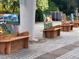 Nodes At Park: Sustainability Showcase & Sustainable Benches By NLB