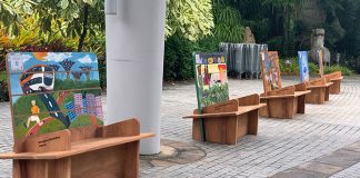 Nodes At Park: Sustainability Showcase & Sustainable Benches By NLB