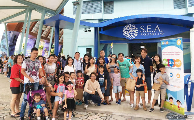 Little Day Outing to Ocean Fest! at S.E.A. Aquarium
