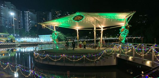 Hari Raya Light Up At Pang Sua Pond: Evening Glow By The Water