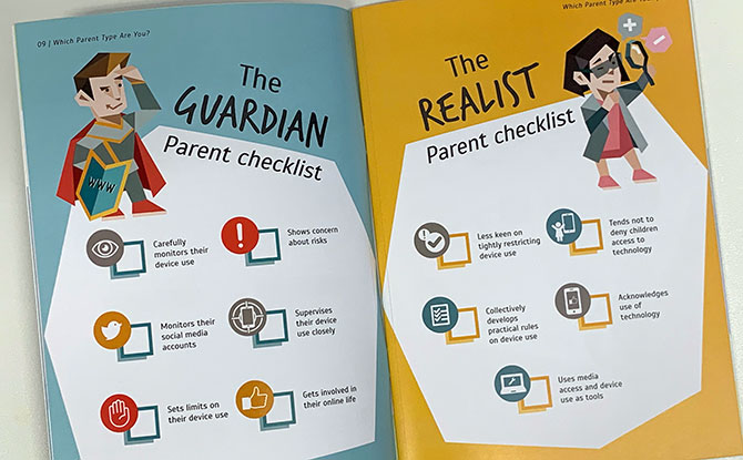 Clique Click guide by Medial Literacy Council, Singapore