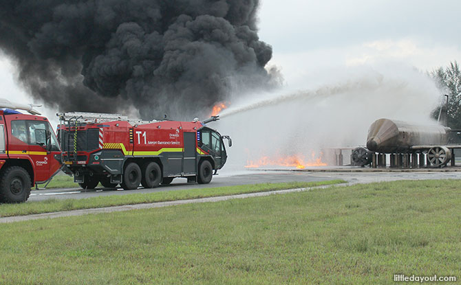 Fire Drill - Seletar Airport Accident and Emergency Services