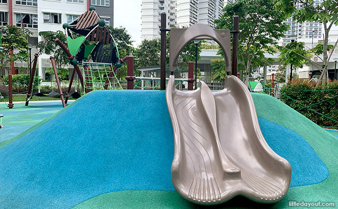 Slide at Senja Heights Playground