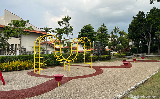 Climbing Equipment at Sennett Avenue Playground