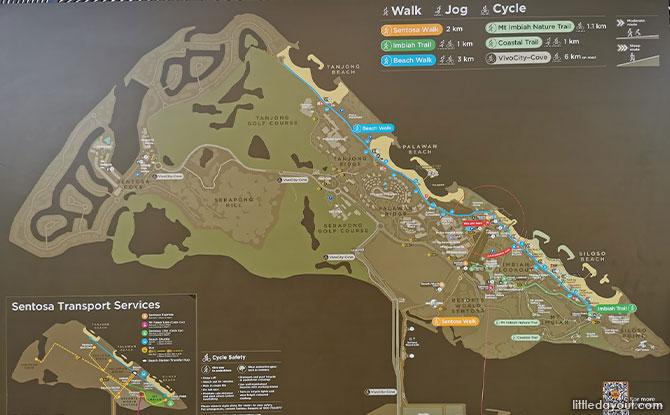 Cycling Trails in Sentosa