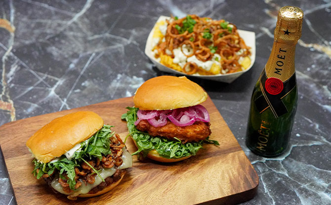 Shake Shack X Moët & Chandon