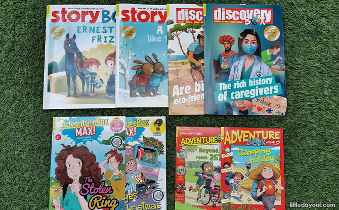 Overview of Bayard Presse’s StoryBox, AdventureBox and DiscoveryBox