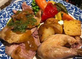A Hearty Easter Feast With Sunday Catering: Roast Lamb, Chicken and Spring Vegetables