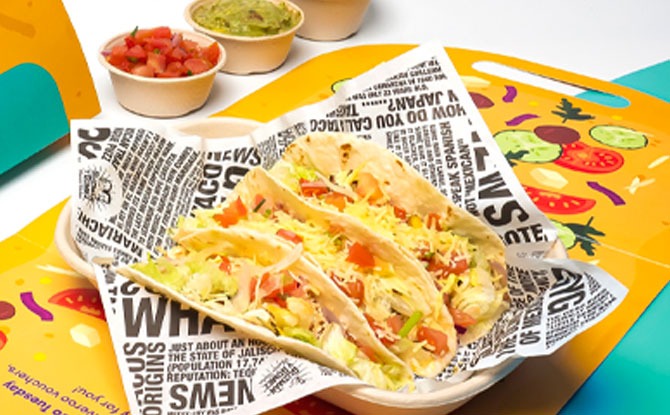 Limited edition taco kits from Deliveroo