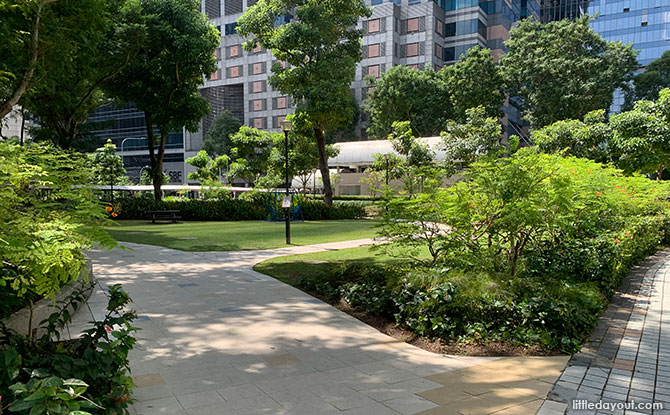 Telok Ayer Park: Green Corner In The City