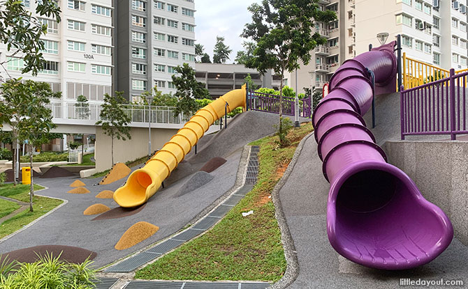 Toa Payoh Crest Playground: Fun On The Slopes