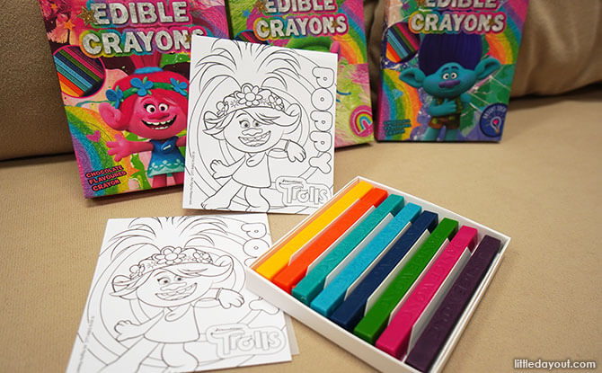 Eat Your Crayons - Janice Wong Launches Trolls Edible Crayons - Asia 361