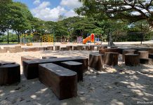 West Coast Park Nature Playgarden: Log Play In The Sand West Coast Park Nature Playgarden: Log Play In The Sand