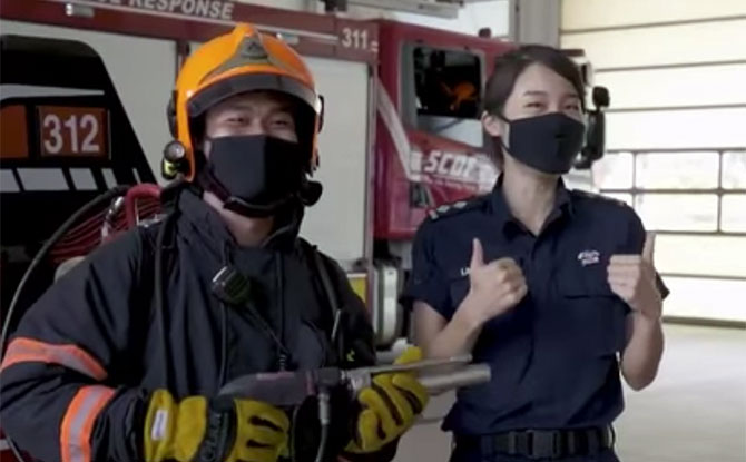 A Virtual Visit To Yishun Fire Station & Unmanned Firefighting Machines