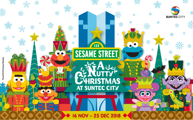 Go Nutty This Christmas With Sesame Street At Suntec City This Year-End 2018