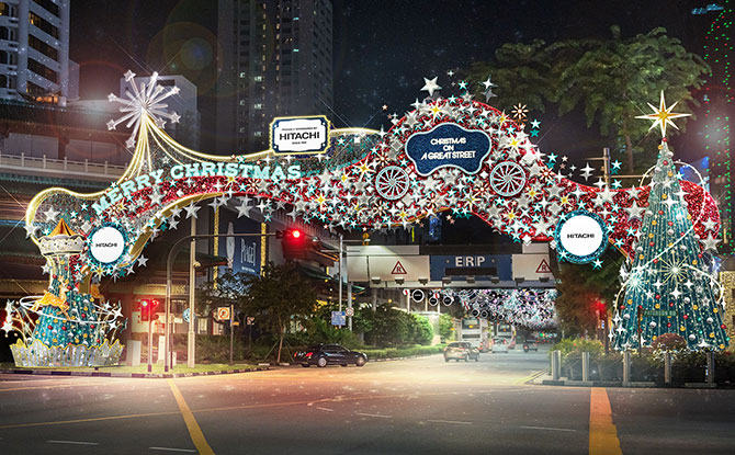 Main arch - Orchard Road Light Up 2022