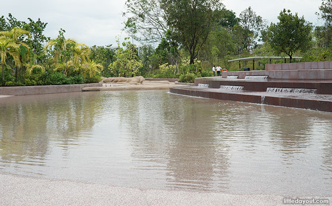 Water Play Area at Jurong Lake Gardens - Tidal Pool