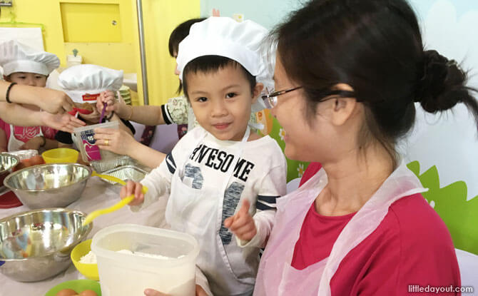 Super-sized Fun - Baking Together